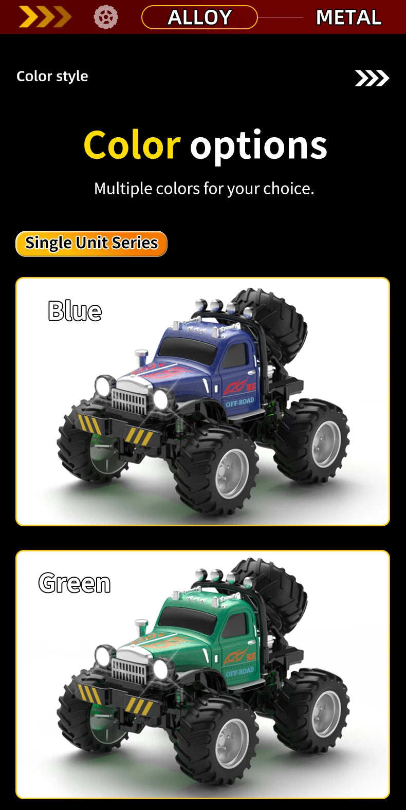 New 1:64 Rc Car Mini 2.4Ghz City Road Handle High Speed Alloy All Terrain Remote Control Car Dual Control Children's Toys Gifts