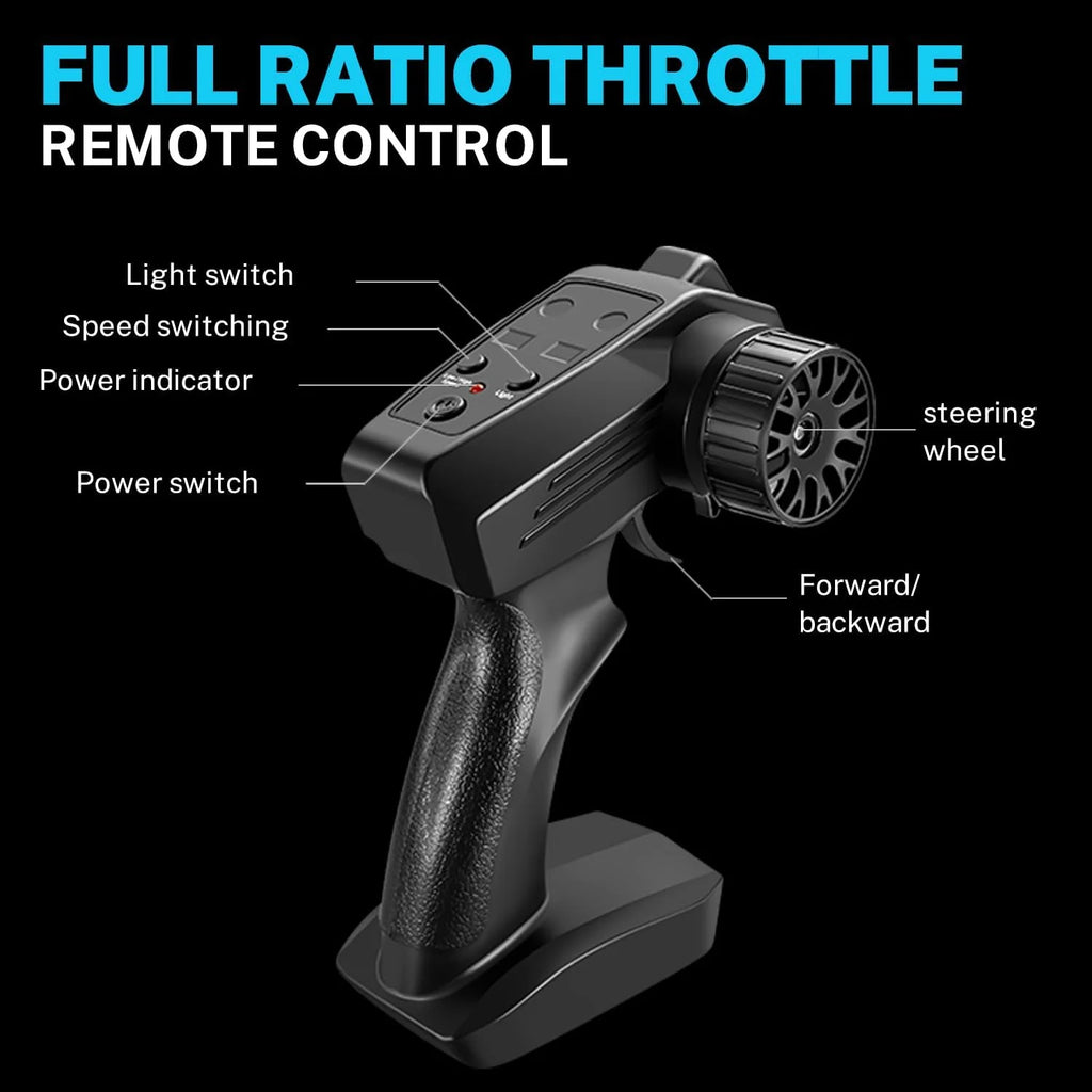 1:24 Scale 20+KM/H RC Drift Car 2.4G 4WD High Speed RC Drifting Car Remote Control Cars with LED Lights Drifting Tires Race Toys